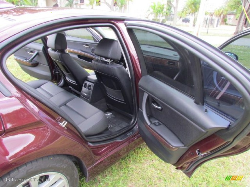 2007 3 Series 328i Sedan - Barbera Red Metallic / Black photo #27