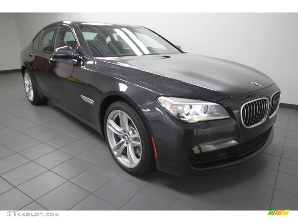 Dark Graphite Metallic II 2013 BMW 7 Series 750i Sedan Exterior Photo #76805268