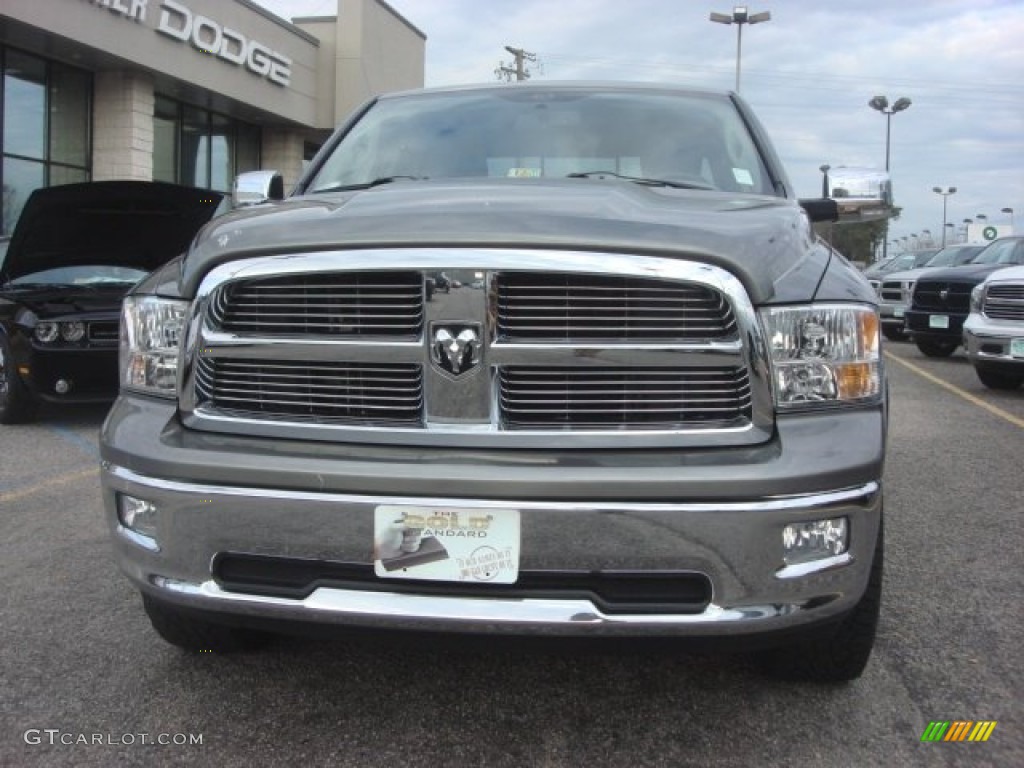 2010 Ram 1500 Big Horn Crew Cab 4x4 - Mineral Gray Metallic / Dark Slate/Medium Graystone photo #7