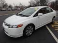 Taffeta White 2008 Honda Civic LX Sedan Exterior