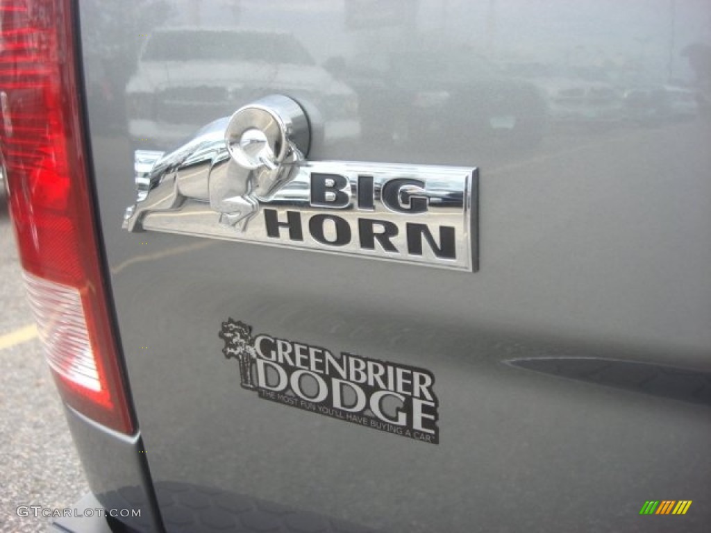 2010 Ram 1500 Big Horn Crew Cab 4x4 - Mineral Gray Metallic / Dark Slate/Medium Graystone photo #15