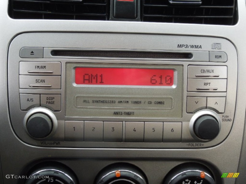 2006 Suzuki Aerio SX Premium Sport Wagon Audio System Photo #76805670