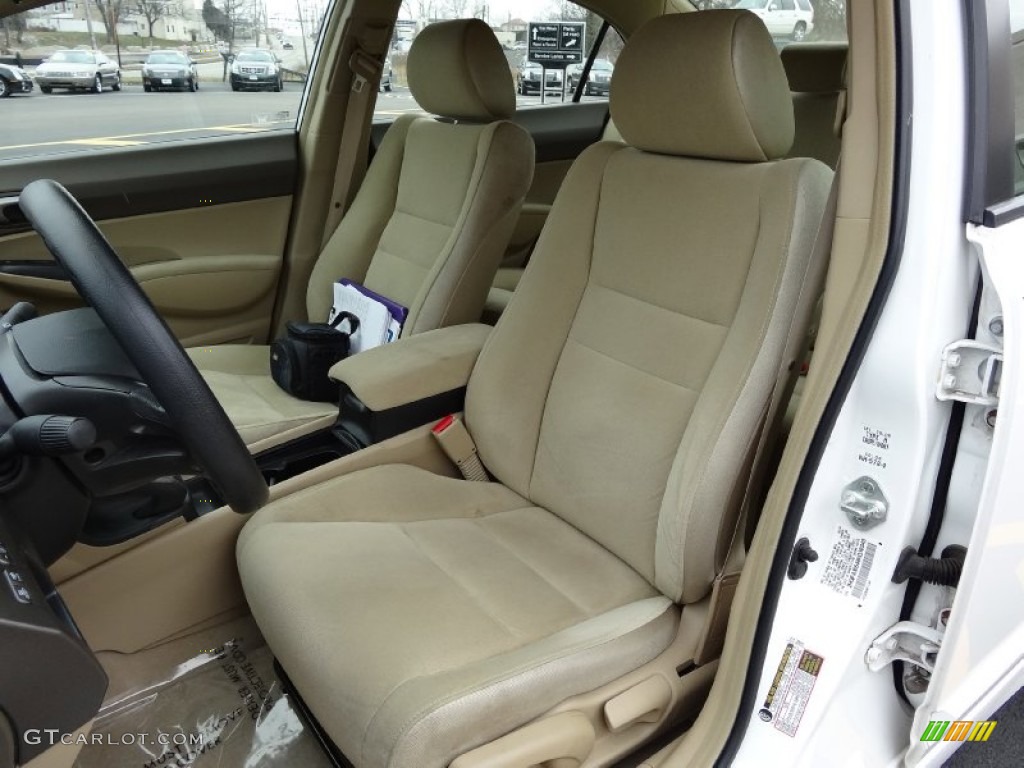 Ivory Interior 2008 Honda Civic LX Sedan Photo #76805775