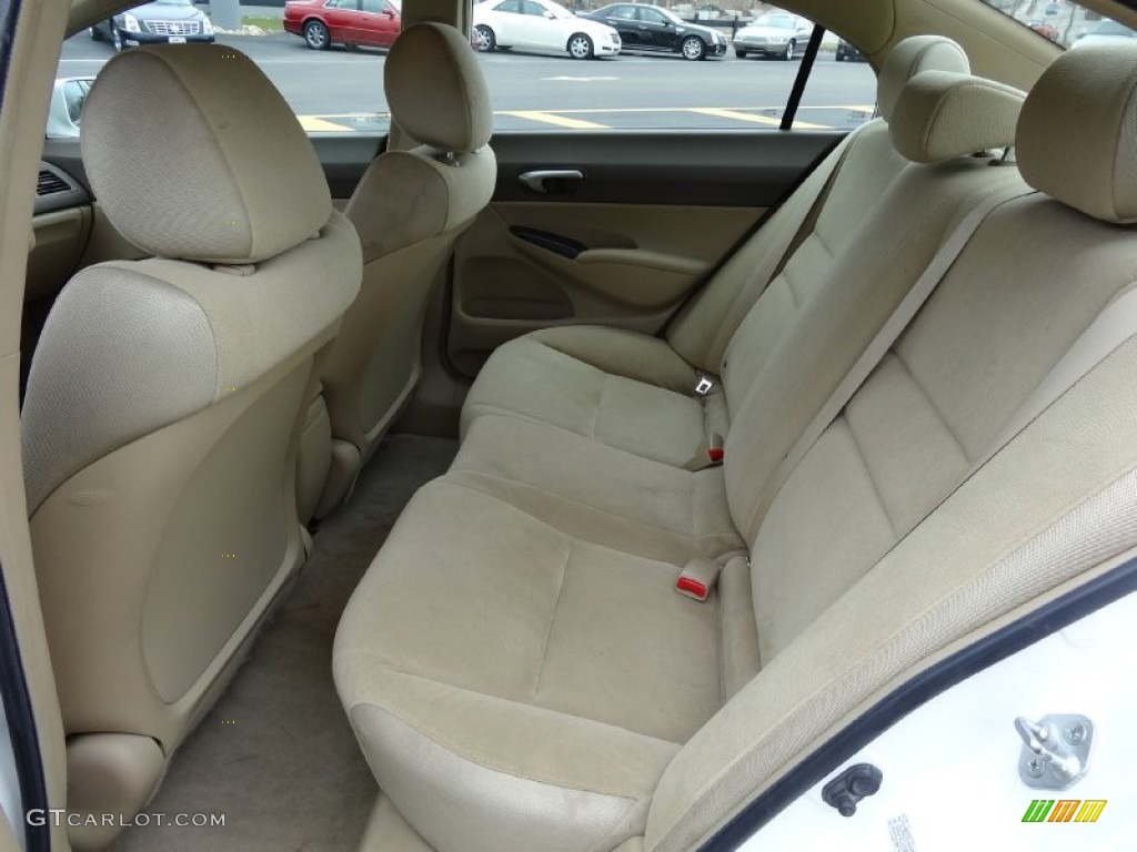 Ivory Interior 2008 Honda Civic LX Sedan Photo #76805894