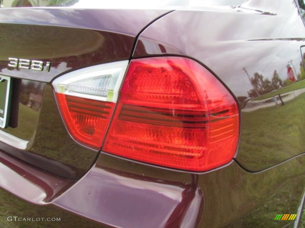 2007 3 Series 328i Sedan - Barbera Red Metallic / Black photo #66