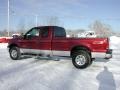 2005 Dark Toreador Red Metallic Ford F250 Super Duty FX4 SuperCab 4x4  photo #6