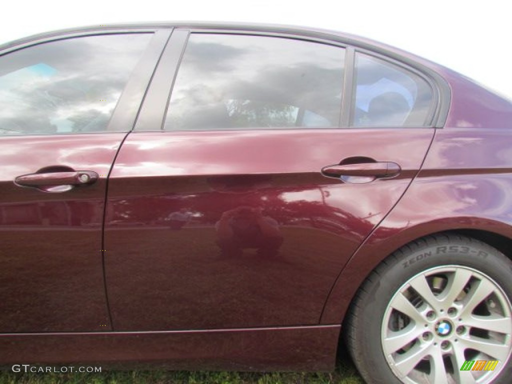 2007 3 Series 328i Sedan - Barbera Red Metallic / Black photo #77