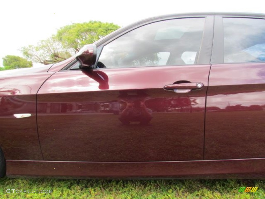 2007 3 Series 328i Sedan - Barbera Red Metallic / Black photo #79