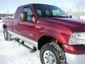 2005 Dark Toreador Red Metallic Ford F250 Super Duty FX4 SuperCab 4x4  photo #17