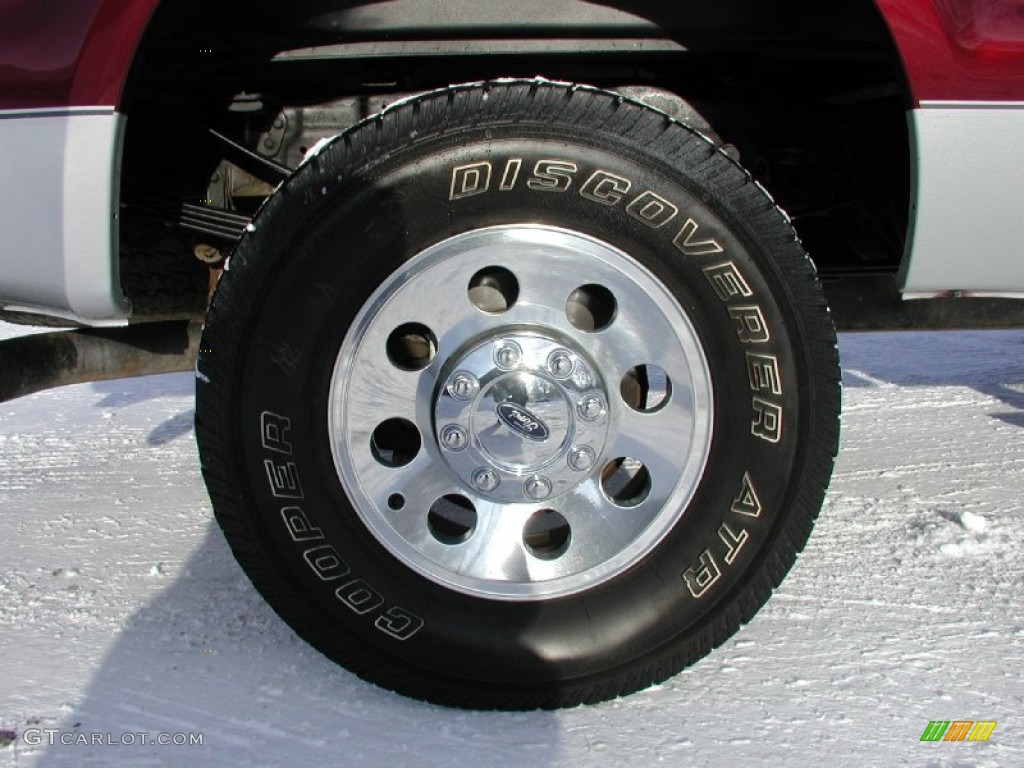 2005 F250 Super Duty FX4 SuperCab 4x4 - Dark Toreador Red Metallic / Dark Flint photo #22