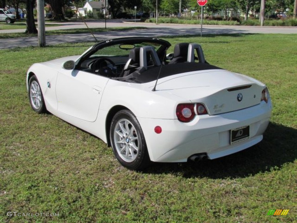 Alpine White 2005 BMW Z4 2.5i Roadster Exterior Photo #76806825