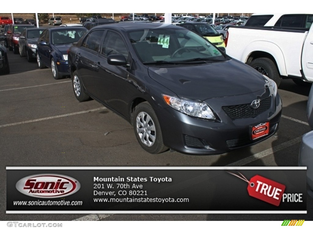 2010 Corolla  - Magnetic Gray Metallic / Ash photo #1