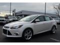 White Platinum - Focus Titanium Sedan Photo No. 6