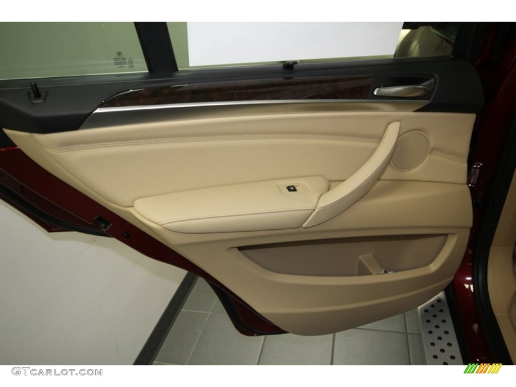 2013 BMW X5 xDrive 35i Premium Sand Beige Door Panel Photo #76807200