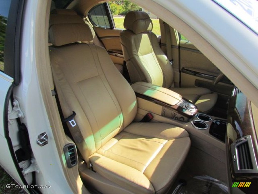 Dark Beige/Beige III Interior 2004 BMW 7 Series 745Li Sedan Photo #76808261