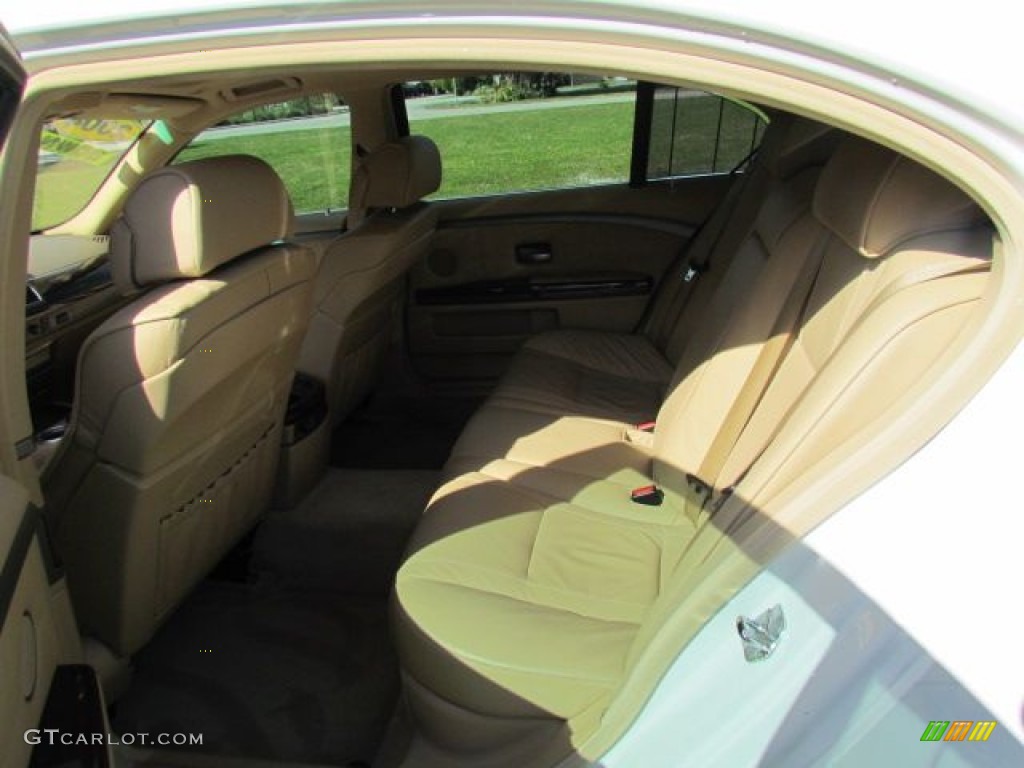 Dark Beige/Beige III Interior 2004 BMW 7 Series 745Li Sedan Photo #76808415