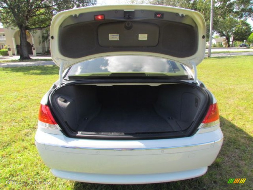 2004 7 Series 745Li Sedan - Alpine White / Dark Beige/Beige III photo #19