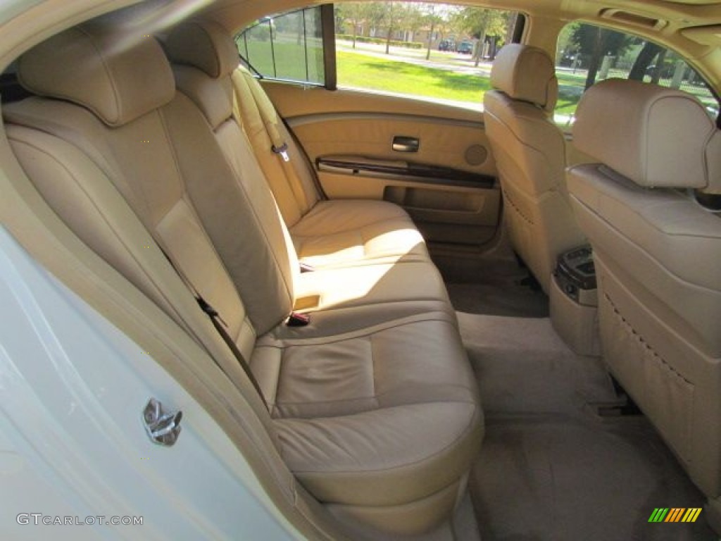 2004 BMW 7 Series 745Li Sedan Rear Seat Photo #76808520