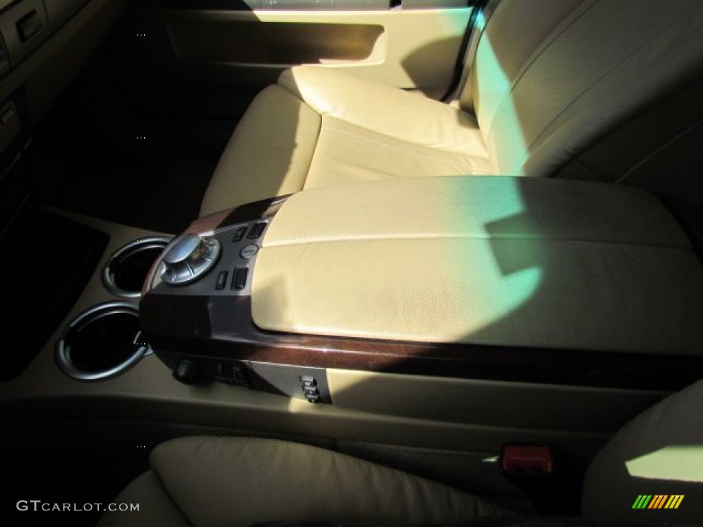 2004 7 Series 745Li Sedan - Alpine White / Dark Beige/Beige III photo #37