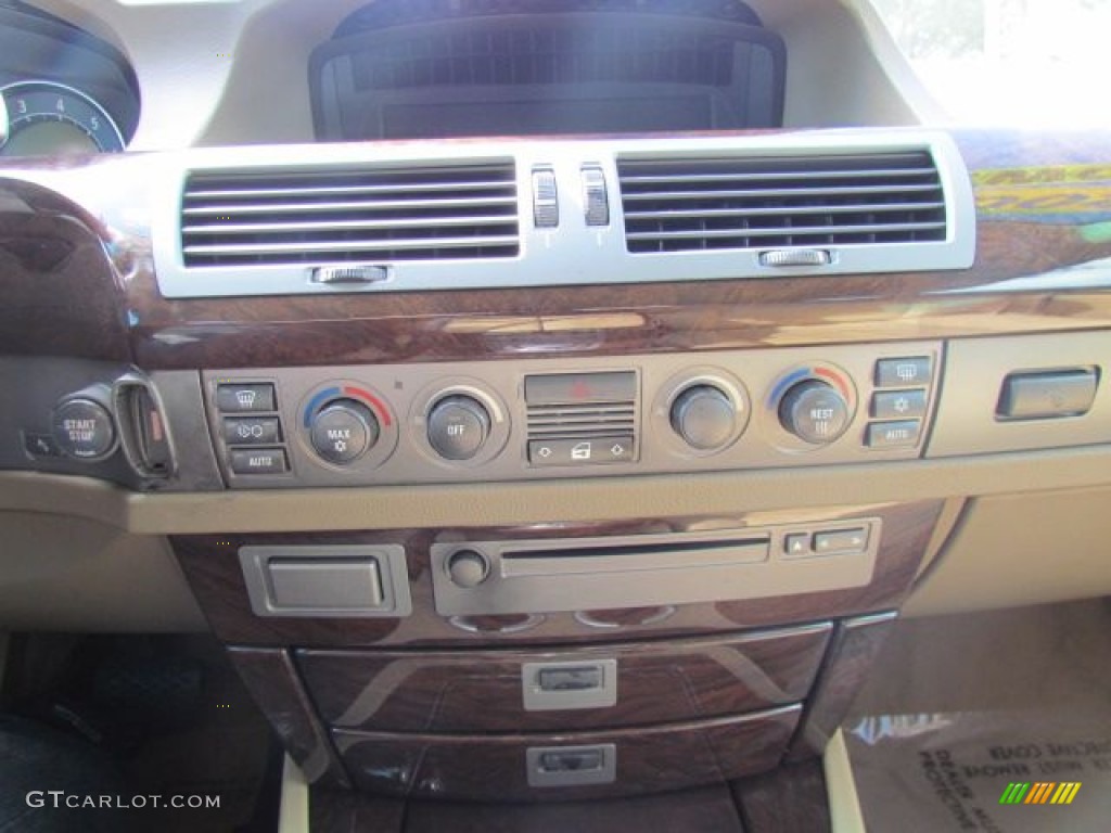 2004 7 Series 745Li Sedan - Alpine White / Dark Beige/Beige III photo #46