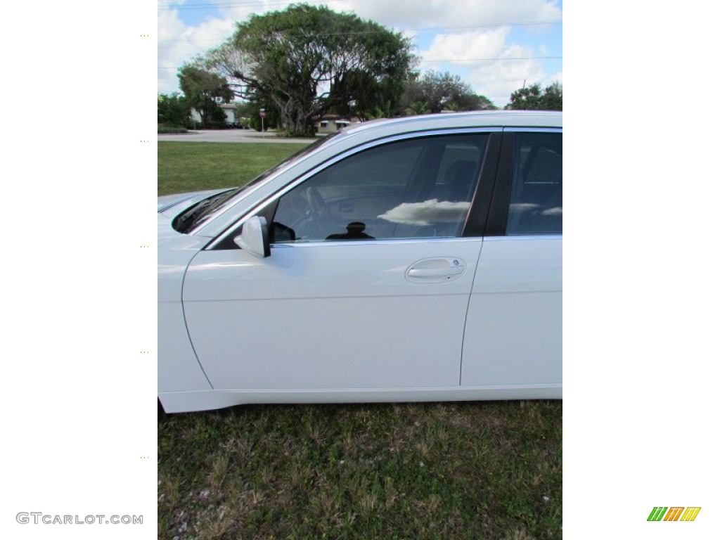 2004 7 Series 745Li Sedan - Alpine White / Dark Beige/Beige III photo #83