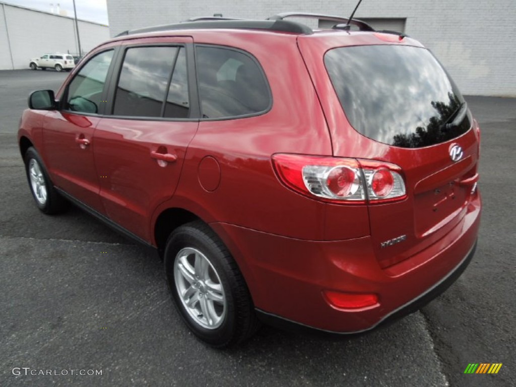 Sonoran Red 2011 Hyundai Santa Fe GLS AWD Exterior Photo #76809846