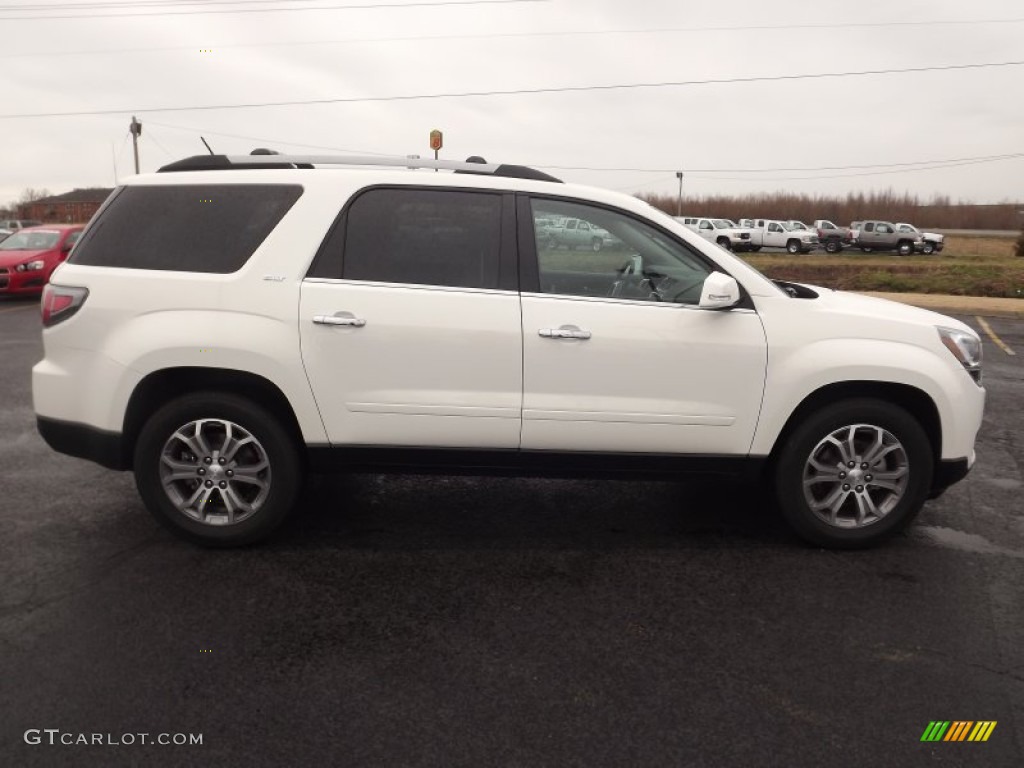 2013 Acadia SLT - Summit White / Light Titanium photo #4