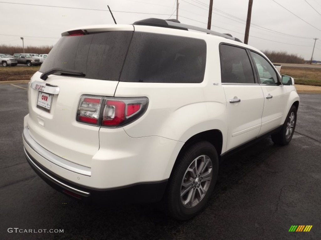 2013 Acadia SLT - Summit White / Light Titanium photo #5