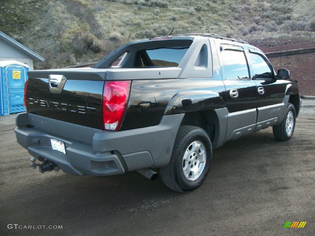 2002 Avalanche The North Face Edition 4x4 - Onyx Black / Cedar Green/Graphite photo #2