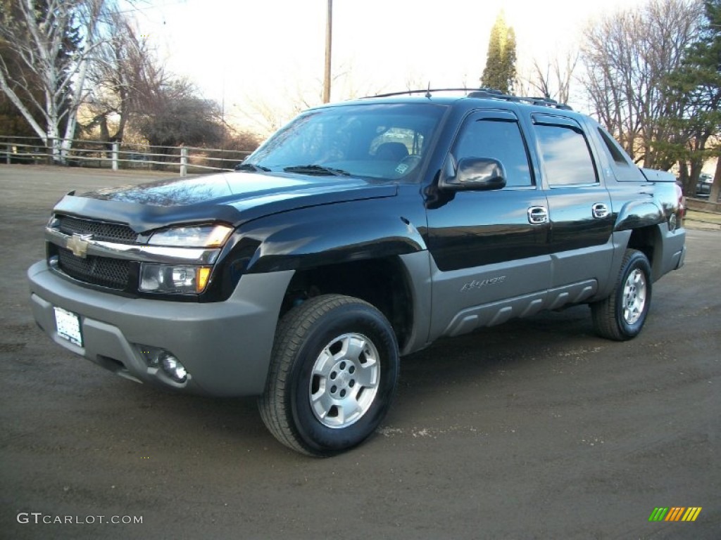 2002 Avalanche The North Face Edition 4x4 - Onyx Black / Cedar Green/Graphite photo #5