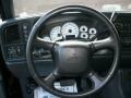 2002 Chevrolet Avalanche Cedar Green/Graphite Interior Steering Wheel Photo