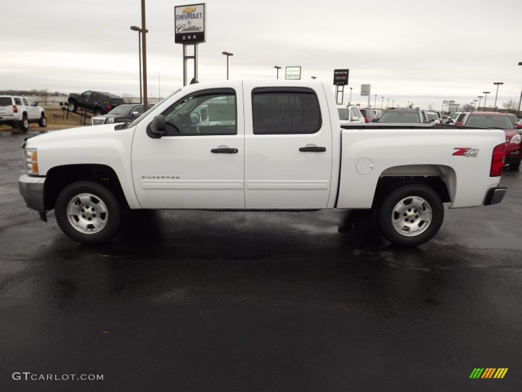 2013 Silverado 1500 LT Crew Cab 4x4 - Summit White / Light Cashmere/Dark Cashmere photo #8