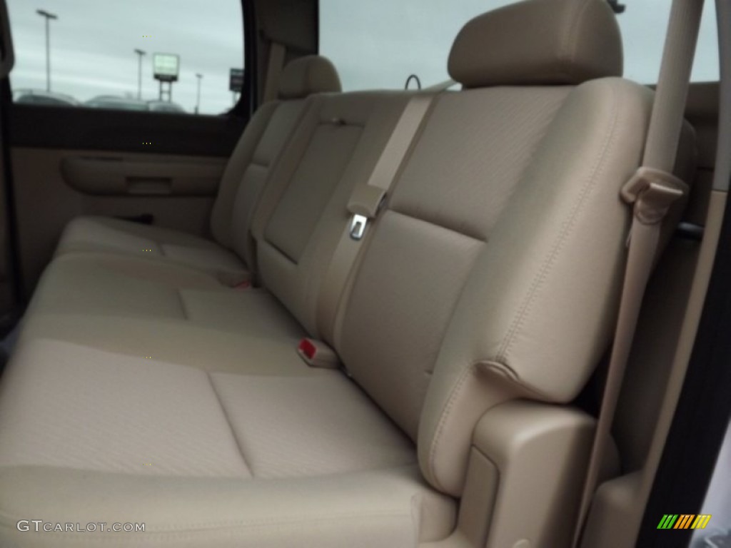 2013 Silverado 1500 LT Crew Cab 4x4 - Summit White / Light Cashmere/Dark Cashmere photo #15