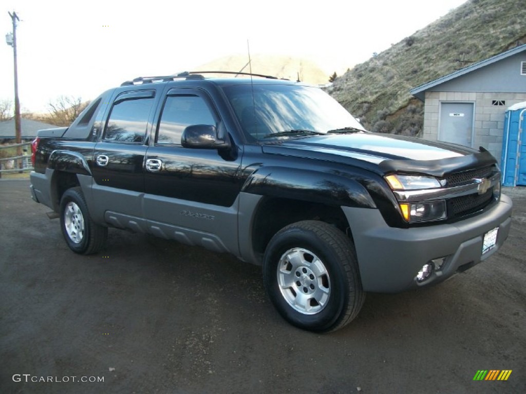 2002 Avalanche The North Face Edition 4x4 - Onyx Black / Cedar Green/Graphite photo #37