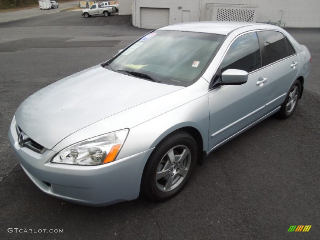 Silver Frost Metallic 2005 Honda Accord Hybrid Sedan Exterior Photo #76811153