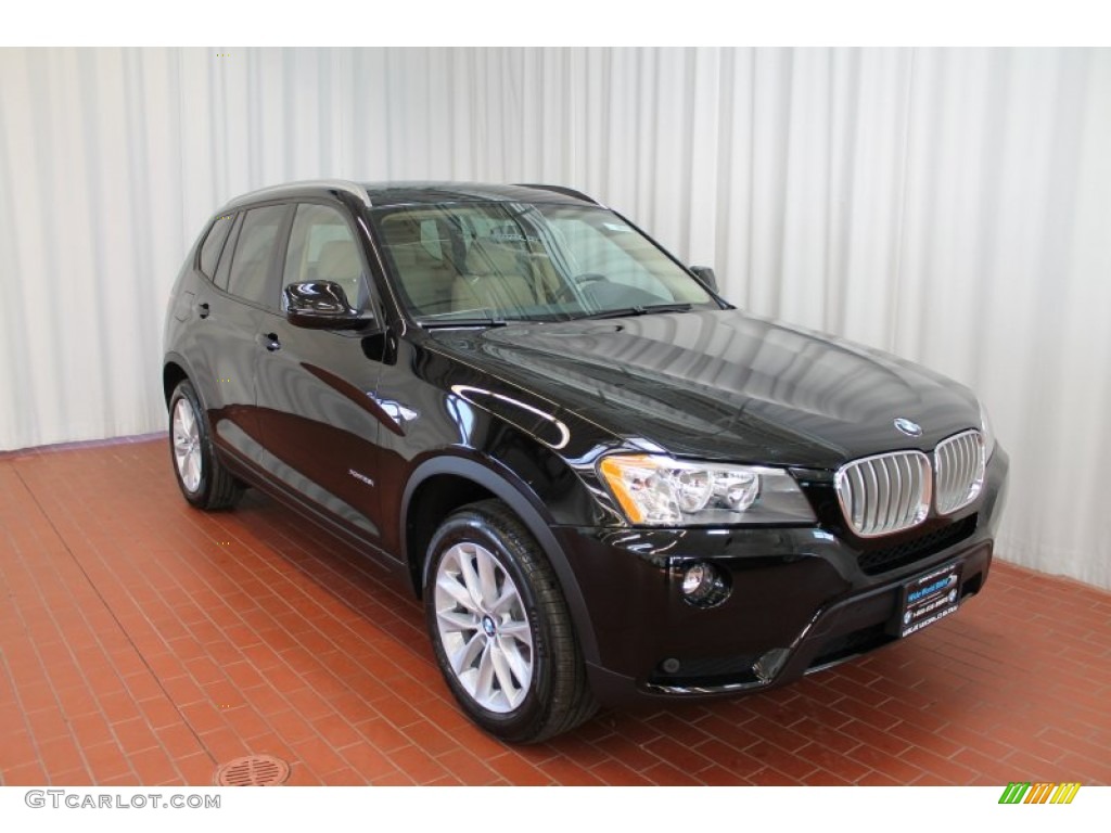 Jet Black 2013 BMW X3 xDrive 28i Exterior Photo #76811190