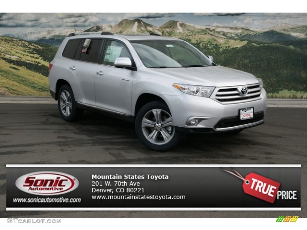 2013 Highlander Limited 4WD - Classic Silver Metallic / Ash photo #1