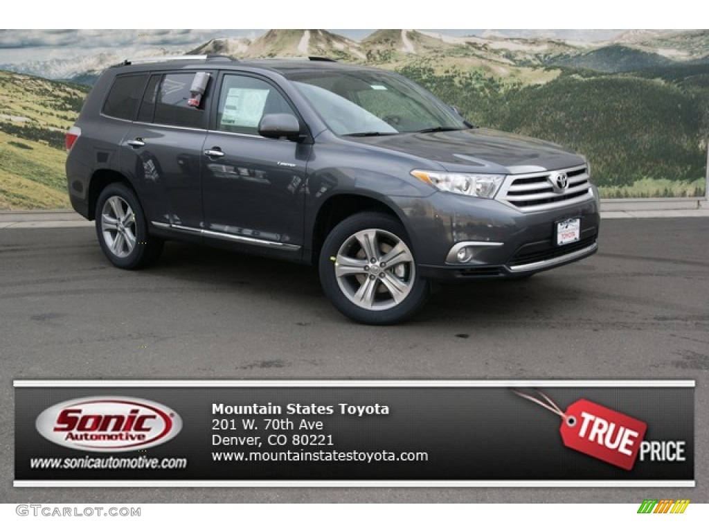 2013 Highlander Limited 4WD - Magnetic Gray Metallic / Ash photo #1