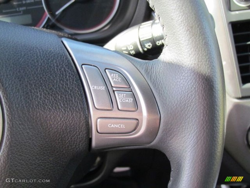 2009 Impreza WRX STi - Dark Gray Metallic / Graphite Gray Alcantara/Carbon Black Leather photo #35