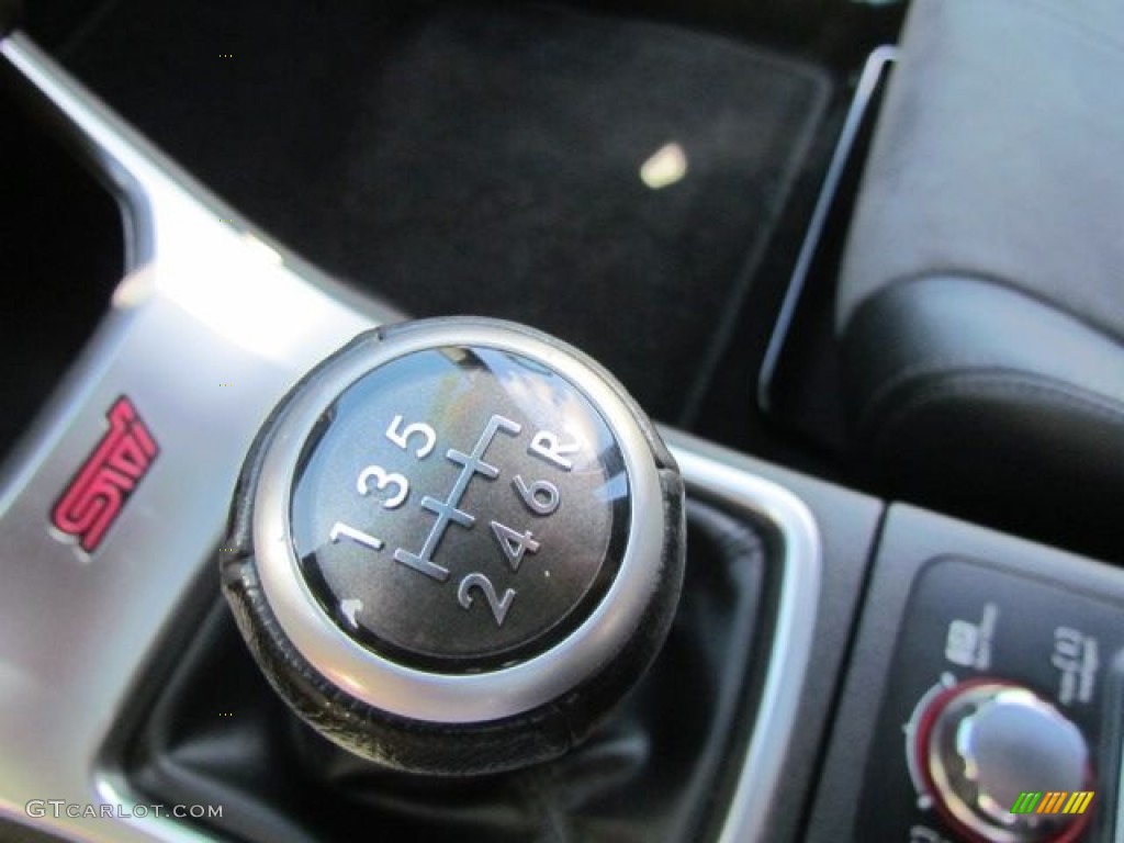 2009 Impreza WRX STi - Dark Gray Metallic / Graphite Gray Alcantara/Carbon Black Leather photo #41