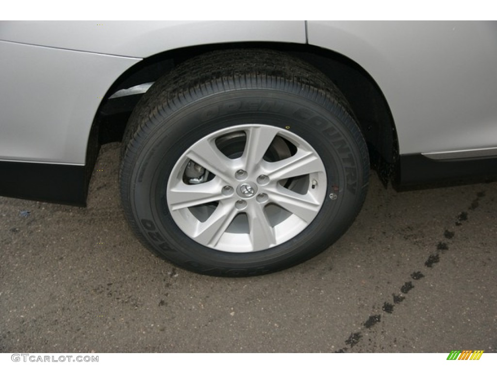 2013 Highlander SE 4WD - Classic Silver Metallic / Ash photo #9