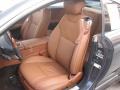 2008 Mercedes-Benz CL Cognac/Black Interior Front Seat Photo