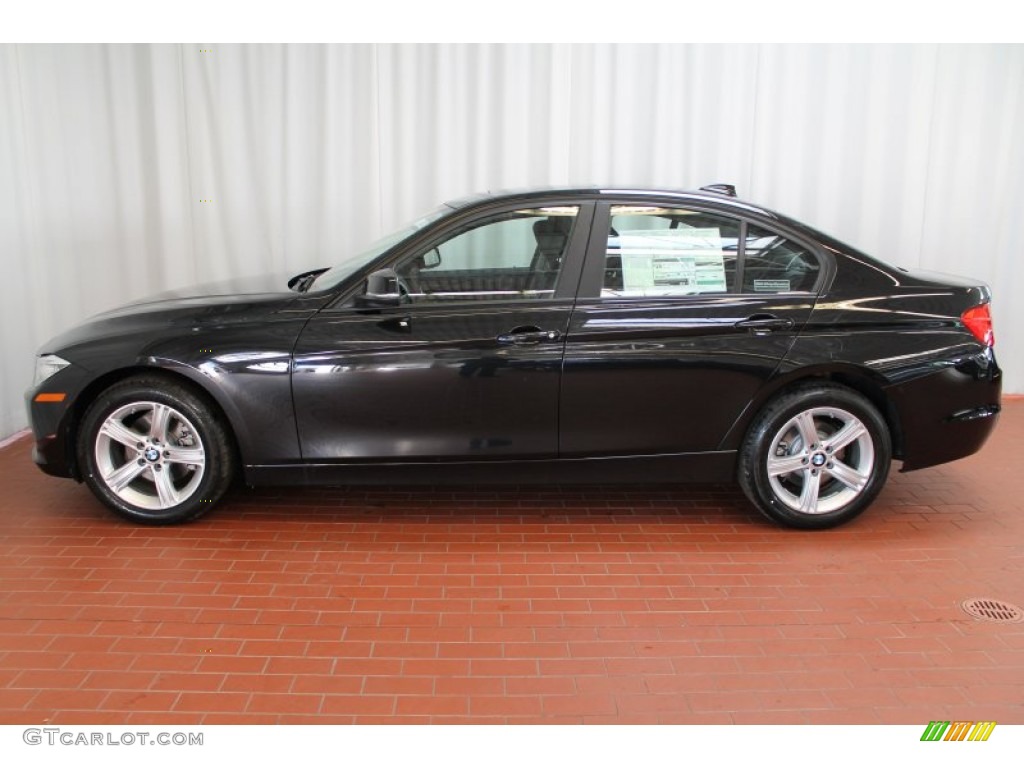 2013 3 Series 328i xDrive Sedan - Black Sapphire Metallic / Black photo #4