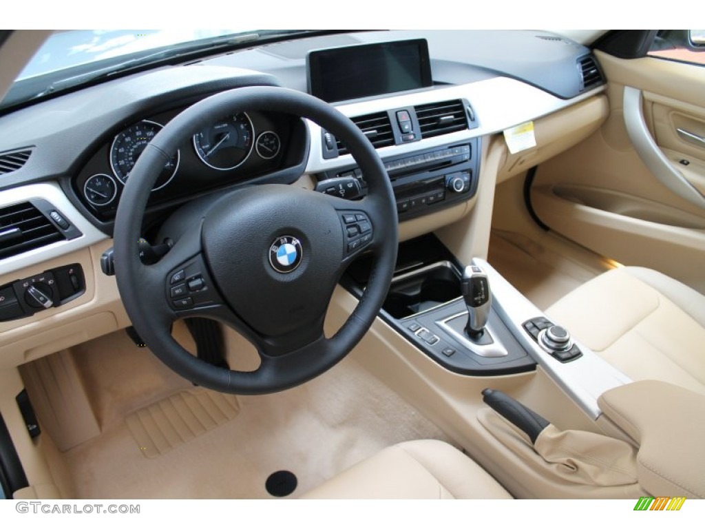 Venetian Beige Interior 2013 BMW 3 Series 328i xDrive Sedan Photo #76813593