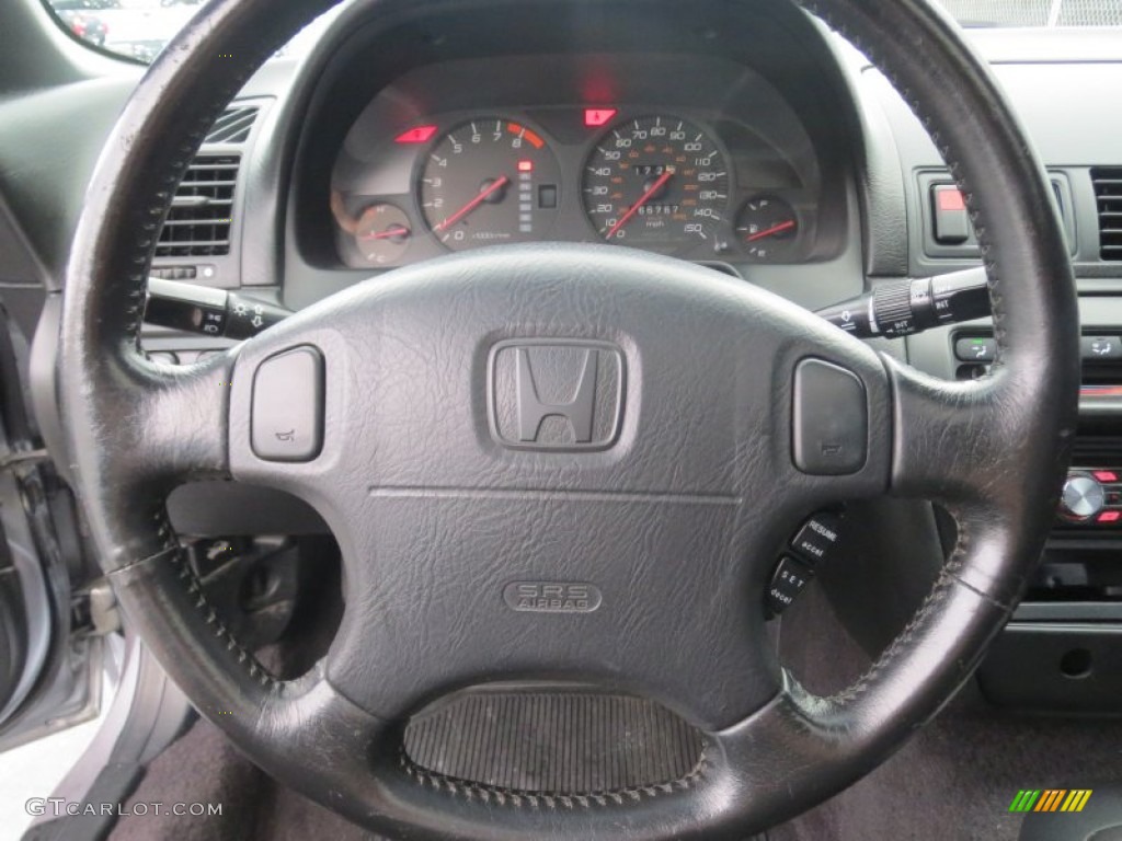 1998 Honda Prelude Standard Prelude Model Black Steering Wheel Photo #76813674