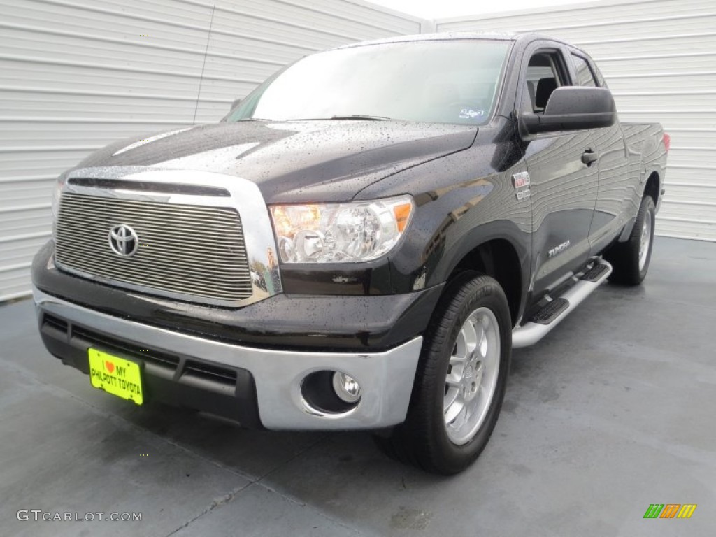 2011 Tundra Texas Edition Double Cab - Black / Graphite Gray photo #6