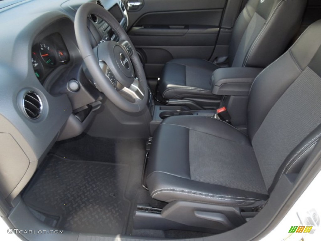Freedom Edition Black/Silver Interior 2013 Jeep Patriot Oscar Mike Freedom Edition 4x4 Photo #76815174