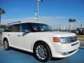 White Platinum Metallic Tri-Coat 2011 Ford Flex Limited Exterior