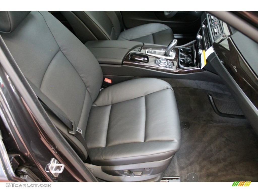 2013 5 Series 528i xDrive Sedan - Dark Graphite Metallic II / Black photo #10