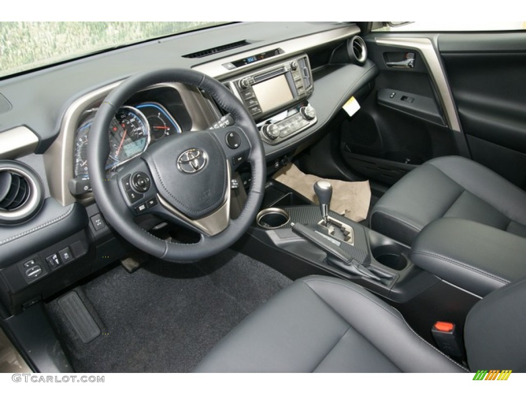 Black Interior 2013 Toyota RAV4 Limited AWD Photo #76815705